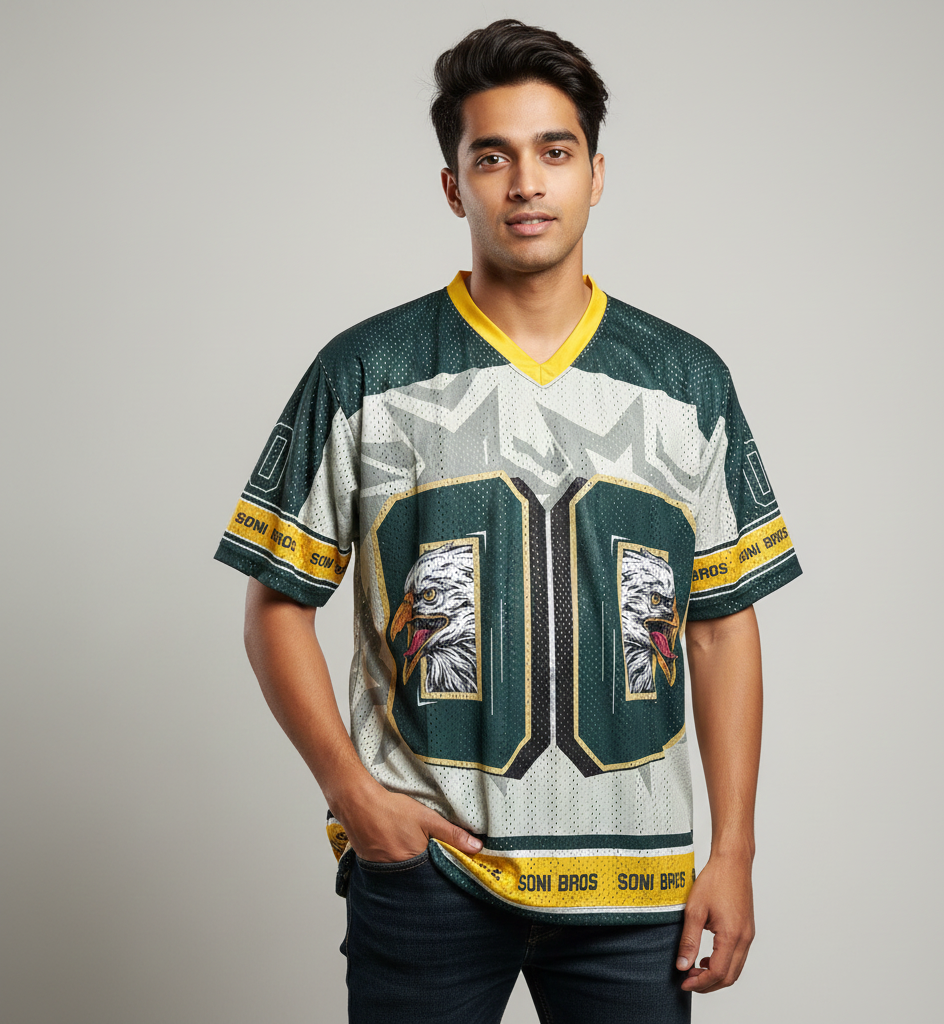 Soni Bros Eagle Mesh Sports Jersey