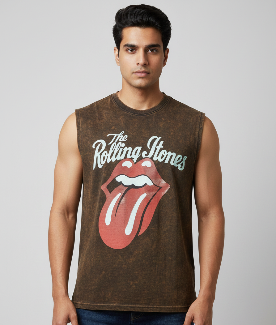 Iconic Rolling Stones Tongue Tank Top