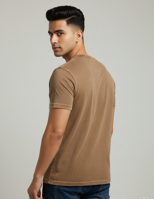 Saint Bold Graphic Distressed T-Shirt